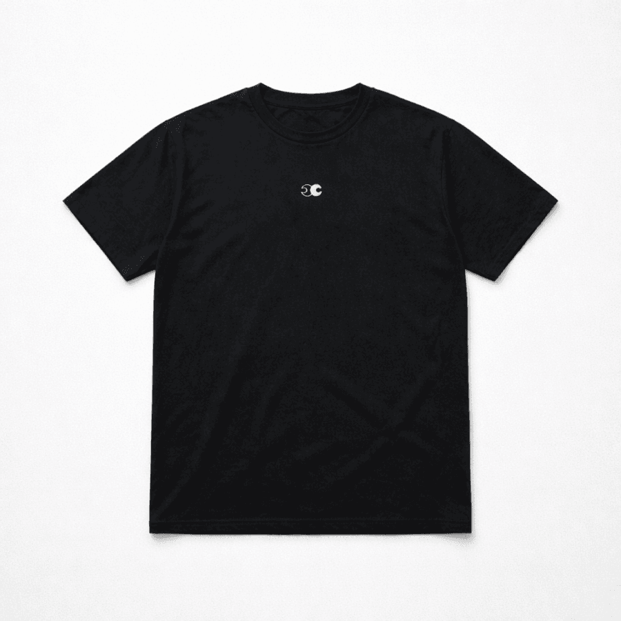 Premium heavyweight unisex Foundation Tee by Conscious Choice Apparel featuring an oversized luxury streetwear fit for gym and everyday wear