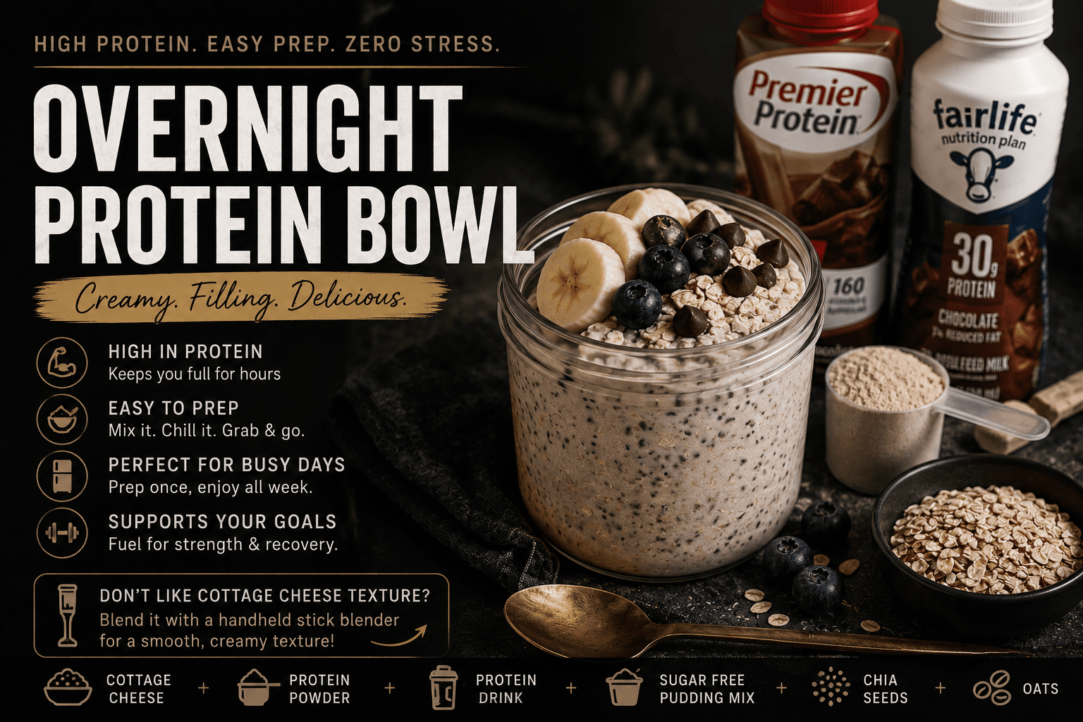 The Overnight Protein Bowl That Tastes Like Dessert The Overnight Protein Bowl That Tastes Like Dessert