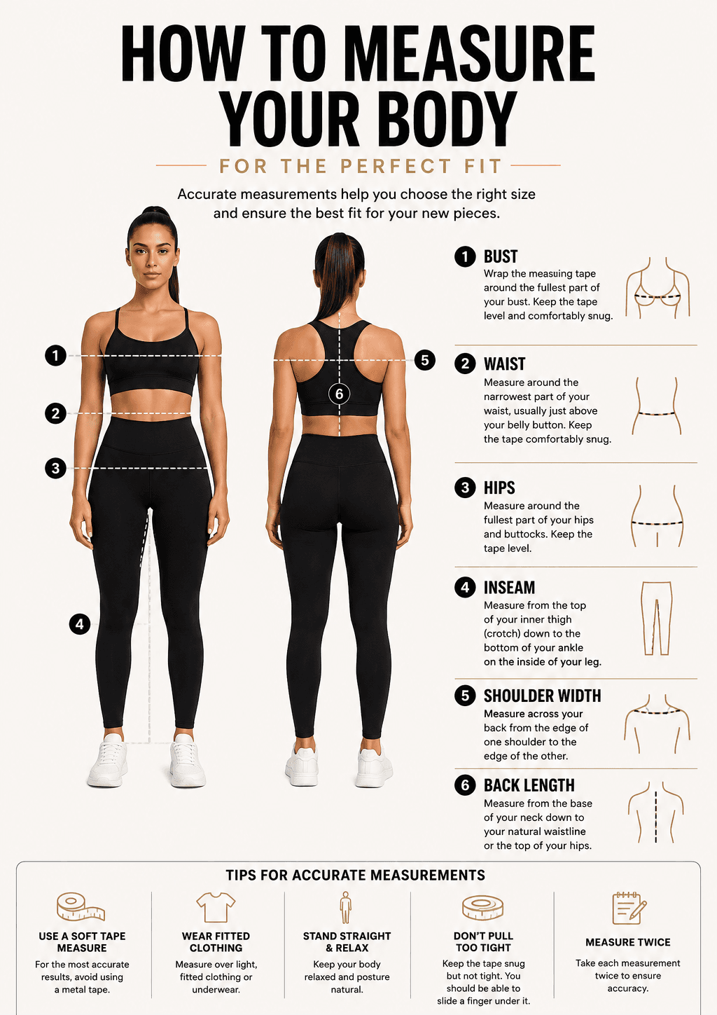 Conscious Choice Apparel Measurement Guide